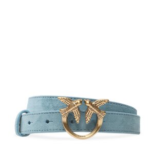 Image of Damengürtel Pinko - Love Berry H2 Belt PE 23 PLT01 100143 A0F6 Light Blue E42Q