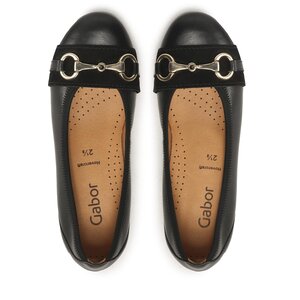 Ballerine Gabor - 24.168.37 Schwarz (gold)