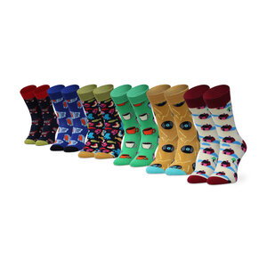

Набір 7 високих шкарпеток unisexHappy Socks, Кольоровий