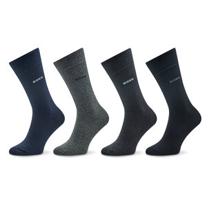 Set di 4 paia di calzini lunghi da uomo Boss - 50484012 Multicolor