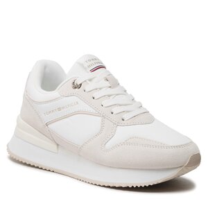 Sneakers Tommy Hilfiger - Elevated Feminine Runner FW0FW06949 White YBS