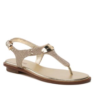 Image of Sandalen MICHAEL Michael Kors - Mk Plate Thong 40R2MKFA4D Pale Gold
