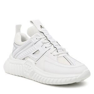 Sneakers PHILIPP PLEIN - Runner Sneakers Supersonic SACS USC0405 PLE075N White/Nickel 0191