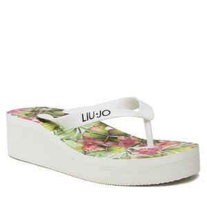 Infradito Liu Jo - Cibattina Alta Beac VA3105 E0396 White Jungle 09R35