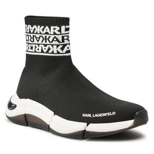 Sneakers KARL LAGERFELD - KL63256 Black Knit Textile