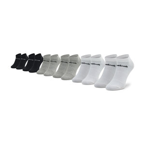 Set di 6 paia di calzini corti unisex INSTA Reebok - Act Core Inside GH8165 Mgreyh/White/Black