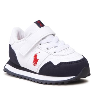 Sneakers Polo Ralph Lauren - Train 89 Pp Ps RF104135 White Tumbled/Navy Micro w/ Red PP