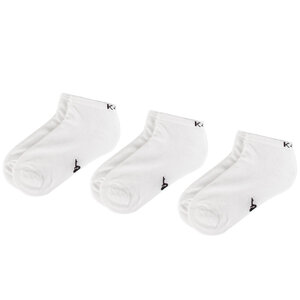 Set di 3 paia di calzini corti unisex Kappa - 704275 White 001