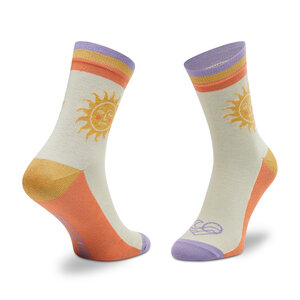 Image of 3er-Set hohe Damensocken Femi Stories - Pavo Ecru