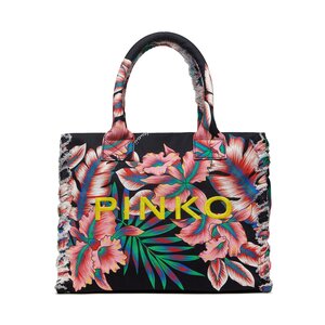 Borsetta Pinko - Beach Shopping PE 23 PLTT 100782 A0PZ Mult.Nero ZR3