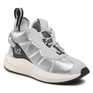 Sneakers Ea7 Emporio Armani panelled lace-up sneakers - X8M004 XK308 R656 Silver/White/Iridesc Mountain