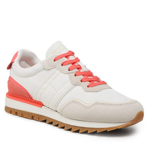 Image of Sneakers Tommy Jeans - Tjw Retro Runner EN0EN02214 Ivory/Santa Fe Sunset YBI