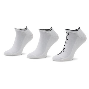 Set di 3 paia di calzini lunghi da uomo Calvin Klein - 701218724 White 002