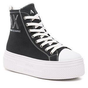 Image of Sneakers aus Stoff Armani Exchange - XDZ026 XV695 S526 Black/Optic White