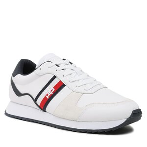 Sneakers Tommy Hilfiger - Runner Evo Leather FM0FM04714 White YBS
