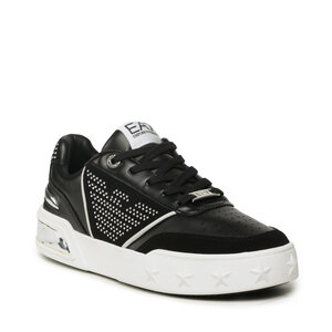 Sneakers Ea7 Emporio Armani panelled lace-up sneakers - X7X006 XK296 N441 Black/White/Silver