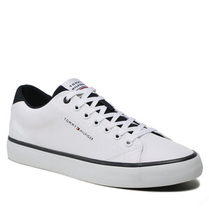 Image of Sneakers aus Stoff Tommy Hilfiger - Th Hi Vulc Core Low Mesh FM0FM04685 White YBS