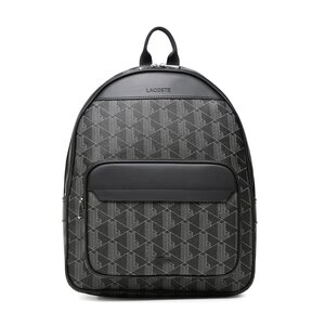 Zaino Lacoste - Backpack NH3649LX Monogram Noir Gris H45