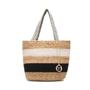 Image of Handtasche Nobo - NBAG-XP0420-C000 Beżowo/Biało/Czarny