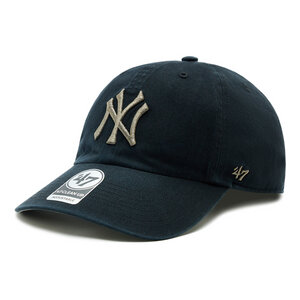 Image of Cap 47 Brand - MLB New York Yankees Ballpark Camo 47 CLEAN UP B-BPCAM17GWS-BK Black