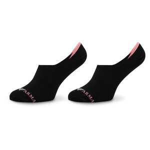 Image of 2er-Set Unisex-Sneakersocken Emporio Armani - 292312 3R229 00020 Nero