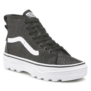 Sneakers Vans Pic - Sentry Sk8-Hi VN0A4BVW6BT1 Glitter Black/True White