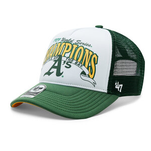 Image of Cap 47 Brand - MLB Oakland Athletics Foam Champ '47 Offside DT BCWS-FOAMC18KPP-DG89 Dark Green