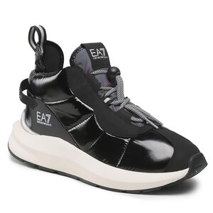 Sneakers Ea7 Emporio Armani panelled lace-up sneakers - X8M004 XK308 R655 Black/White/Iridesce Mountain