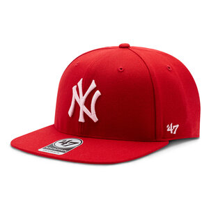 Image of Cap 47 Brand - MLB WS New York Yankees Sure Shot Under '47 CAPTAIN BCWS-SRSUC17WBP-RD96 Red