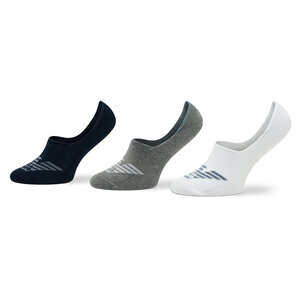 Image of 3er-Set Herren Sneakersocken Emporio Armani - 306227 3R234 51736 Marin/Bian/Grigiomel