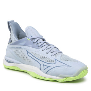 Footwear Mizuno uudelleen - Wave Miarge 4 X1GB215002 Heather/Subdued Blue/Neo Lime