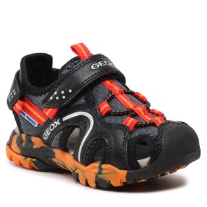 Image of Sandalen Geox - J Borealis Boy J250RB014MEC0048 M Black/Red