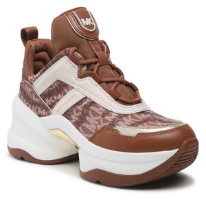 Sneakers MICHAEL Michael Kors - Olympia Trainer 43F2OLFS1B Luggage