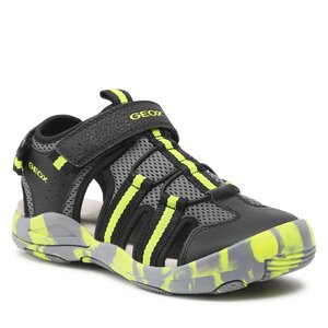 Sandali Geox - Jr Sandal Kyle J15E1A014CEC0802 D Black/Lime