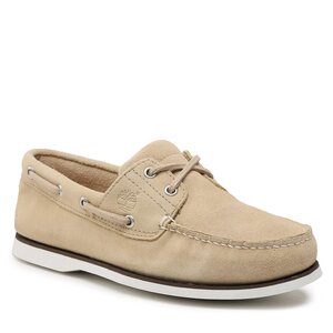 Image of Mokassins Timberland - Classic Boat 2 Eye TB0A5QRRDQ91 Light Beige Suede