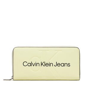 Image of Große Damen Geldbörse Calvin Klein Jeans - Sculpted Mono Zip Around Mono K60K607634 K60K607634