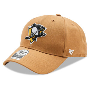 Image of Cap 47 Brand - NHL Pittsburgh Penguins &#039;47 MVP SNAPBACK H-MVPSP15WBP-QL Camel