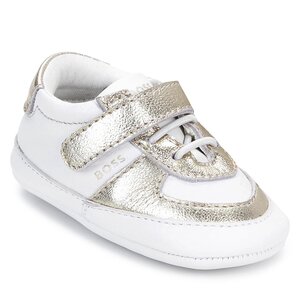 Pantofole Boss - Low Cut Lace-Up Sneaker V3A9-80488-1597 Beige/Nude/White Y721