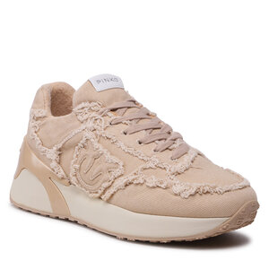 Image of Sneakers Pinko - Paulette Sneaker Denim PE 23 BLKS1 100896 A0RN Beige/Sabbia Ardente D18