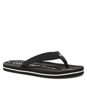 Infradito Calvin Klein Jeans - Logo Flip Flop V3X8-80624-0058 S Black 999