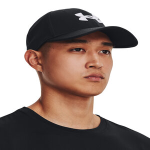 Image of Cap Under Armour - Men's UA Blitzing 1376700-001 Black//White