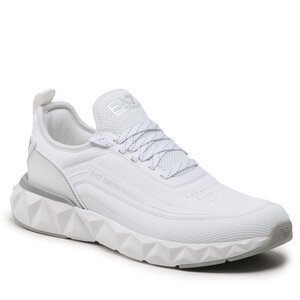 Sneakers Emporio Armani T-shirt coupe slim avec logo aigle sur le devant Blanc - Emporio Armani appliqué-logo short-sleeve hoodie