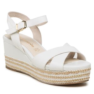 Image of Espadrilles Tamaris - 1-28001-20 White Leather 117