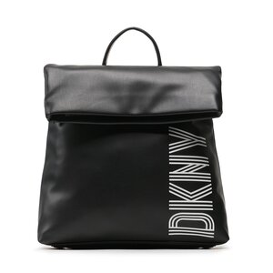 Image of Rucksack DKNY - Tilly Md Foldover Ba R31KZ350 Black/Silver BSV