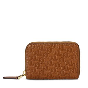Image of Kleine Damen Geldbörse Lauren Ralph Lauren - Sm Zip Wllet 432883664007 Lauren Tan