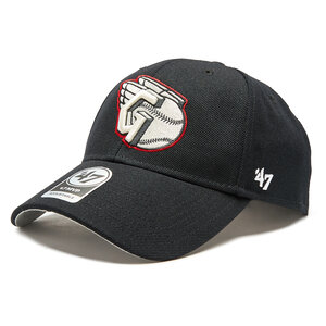 Image of Cap 47 Brand - MLB Cleveland Guardians &#039;47 MVP B-MVP08WBV-BKN Black