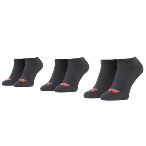 Set di 3 paia di calzini corti unisex Levi's® - 37157-0175 Jet Black