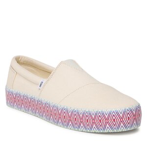 Image of Sneakers aus Stoff Toms - Alp Fenix Platform Slip On 10019814 Natural
