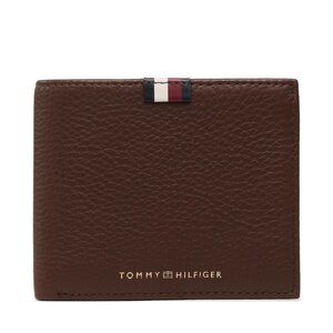 Image of Große Herren Geldbörse Tommy Hilfiger - Th Prem Lea Cc Flat And Coin AM0AM11270 GT8