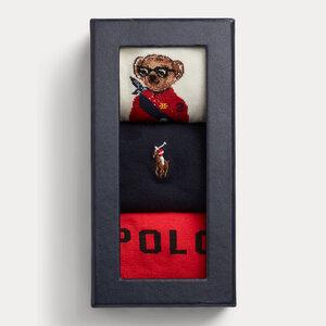 Set di 3 paia di calzini lunghi unisex Polo Ralph Lauren - 455898060001 Assorted